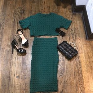 Two piece skirt set